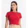 Blusa Cropped Ribana Básica Rovitex Vermelho M / Vermelho