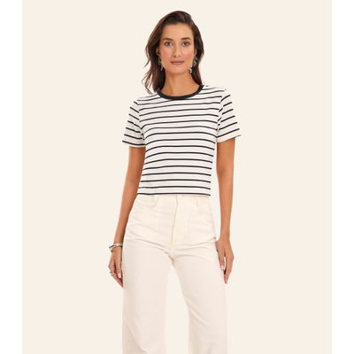 Blusa Feminina em Cotton Leve Rovitex Bege M / Bege