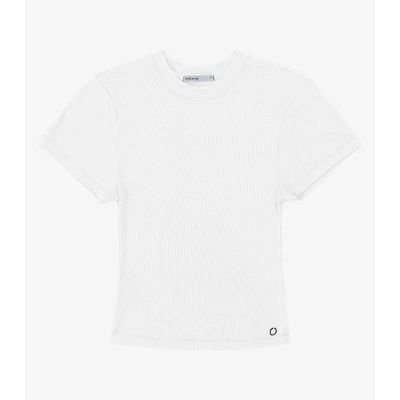 Blusa Feminina Em Ribana Endless Branco M / Branco
