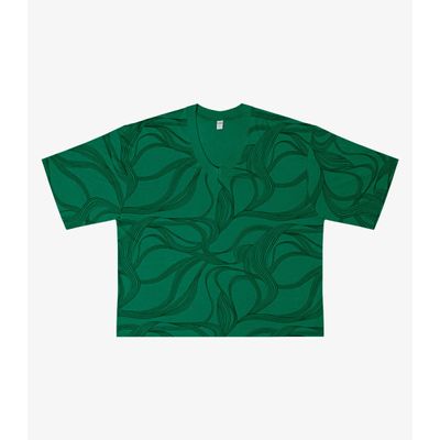 Blusa Feminina em Viscotorcion Rovitex Verde P / Verde