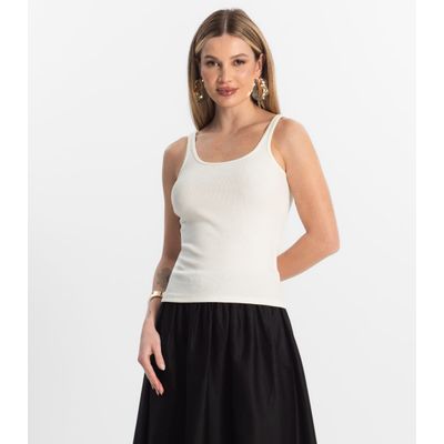 Blusa De Alca Básica Feminina Rovitex Bege M / Bege