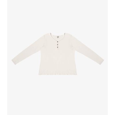 Blusa Feminina Com Botões Manga Longa Rovitex Bege M / Bege