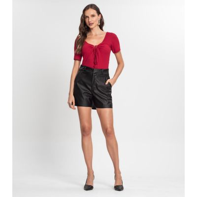 Blusa Feminina Com Amarração Endless Vermelho M / Vermelho