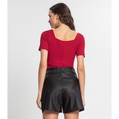 Blusa Feminina Com Amarração Endless Vermelho M / Vermelho