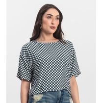 Blusa Feminina Estampada Infinita Cor Verde