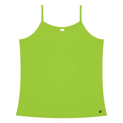 Blusa de Alça Feminina Viscotorcion Básica Rovitex Verde G / Verde