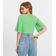 Blusa De Ribana Canelada Feminina Endless Verde G / Verde