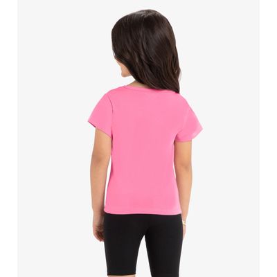 Blusa Básica Infantil Cotton Leve Rovi Kids Rosa 14 / Rosa