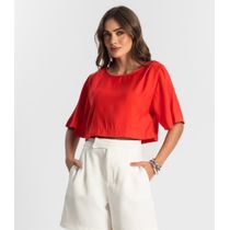 Blusa Feminina  Alfaiataria Endless Laranja