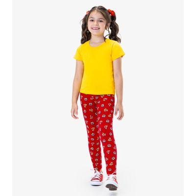 Blusa Básica Infantil Cotton Leve Rovi Kids Amarelo 10 / Amarelo