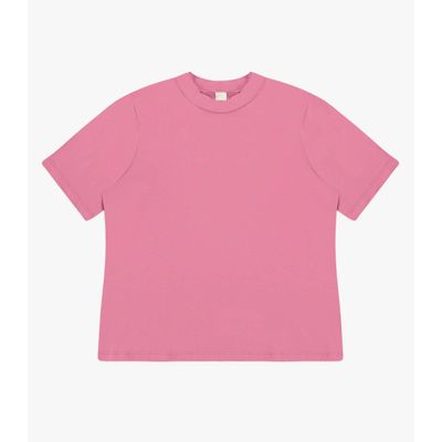 Blusa Feminina Básica em Malha Visco Rovitex Rosa GG / Rosa