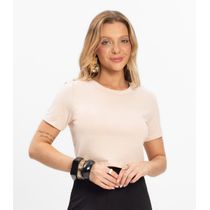 Blusa Básica Feminina Cotton Leve Rovitex Rosa