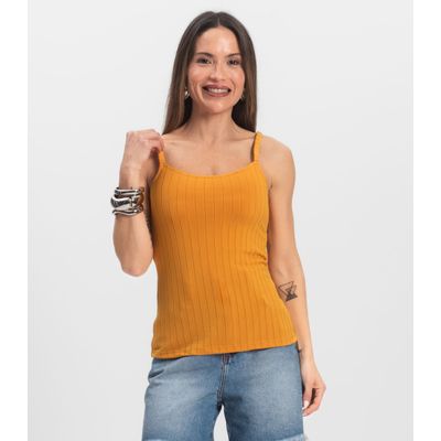 Blusa Feminina De Alça Select Amarelo P / Amarelo