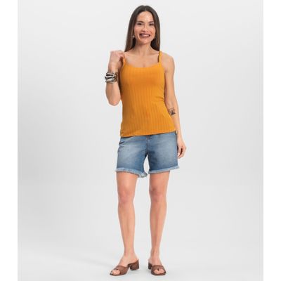 Blusa Feminina De Alça Select Amarelo P / Amarelo