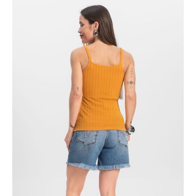Blusa Feminina De Alça Select Amarelo P / Amarelo