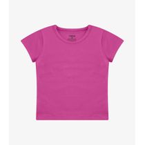 Blusa Básica Infantil Cotton Leve Rovi Kids Rosa