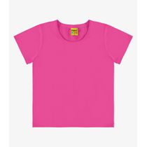 Blusa Básica Infantil Cotton Leve Rovi Kids Rosa