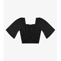 Blusa Cropped Feminina com Manga Ampla Endless Preto
