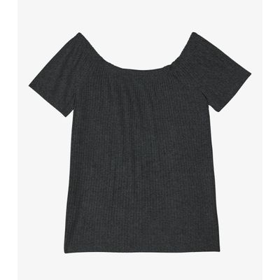 Blusa Feminina Canelada Infinita Cor Cinza G / Cinza