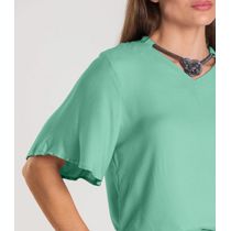 Blusa Feminina Com Colar Dianna Verde