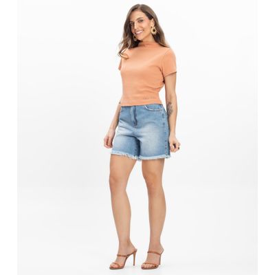 Blusa em Ribana Feminina Endless Marrom G / Marrom