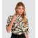 Blusa Feminina em Tecido Estampado Dianna Bege M / Bege