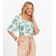 Blusa Feminina Cropped Canelado Rovitex Azul G / Azul