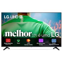 Smart TV 4K 43 UHD 43UA7500PSA Processador a7 Gen8 Alexa Integrado Otimizador de Jogos LG