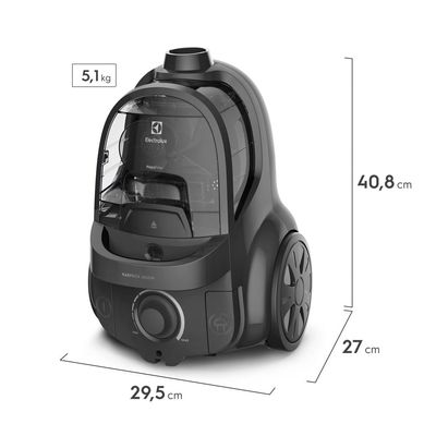 Aspirador Electrolux 1800W Bocal Pet EasyBox com Cyclonic Power (EAS41) 127V