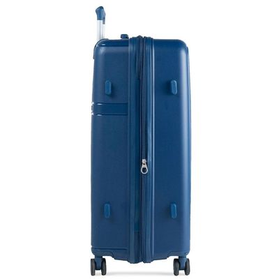 Mala de Viagem Grande 32kg Polipropileno 4 Rodas Santiago Azul G / Azul