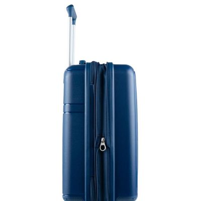 Mala de Viagem Grande 32kg Polipropileno 4 Rodas Santiago Azul G / Azul