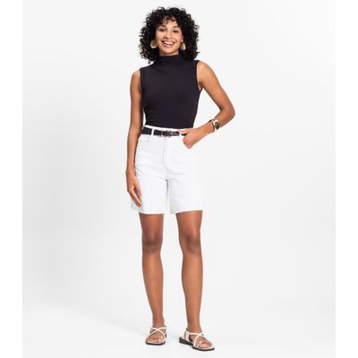 Blusa em Ribana Canelada Rovitex Preto GG / Preto