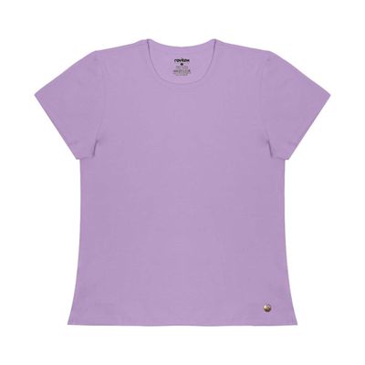 Blusa Feminina Cotton Leve Básica Rovitex Roxo M / Roxo
