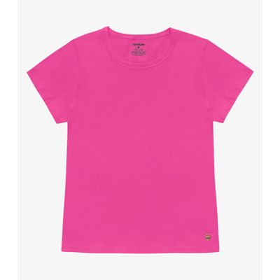 Blusa Feminina Cotton Leve Básica Rovitex Rosa GG / Rosa
