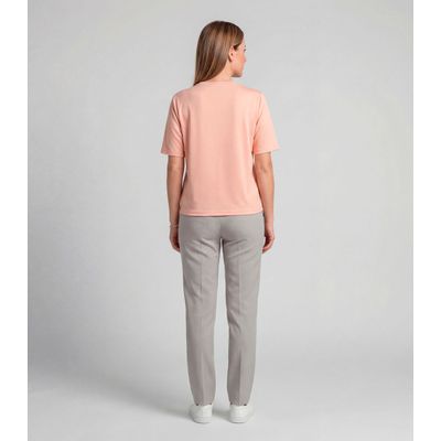 Blusa Feminina 100% Poliéster Básica Infinita Cor Rosa P / Rosa