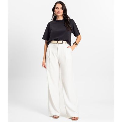 Blusa Feminina em Twill Cey Rovitex Preto G / Preto