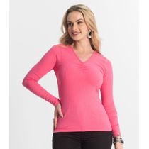 Blusa Feminina Canelada Select Rosa