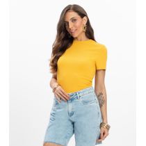 Blusa Feminina Em Ribana Endless Amarelo