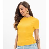 Blusa Feminina Em Ribana Endless Amarelo
