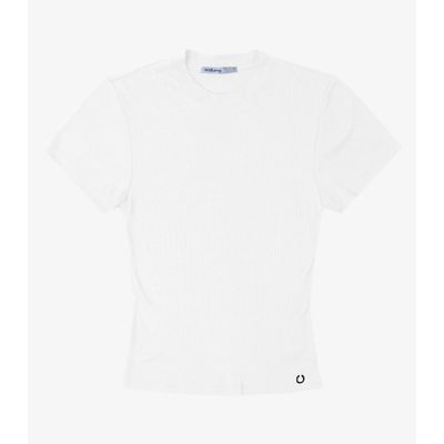 Blusa Feminina Em Ribana Endless Branco P / Branco