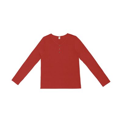 Blusa Feminina Com Botões Manga Longa Rovitex Laranja GG / Laranja