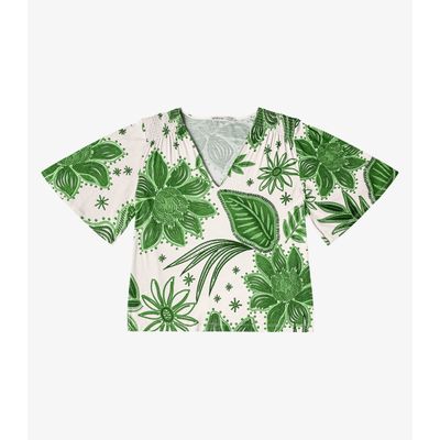 Blusa Feminina Endless em Viscotorcion Verde GG / Verde