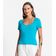 Blusa De Viscotorcion Decote Feminino Endless Azul G / Azul