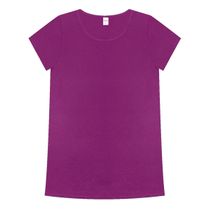 Blusa Básica Alongada Feminina Rovitex Roxo