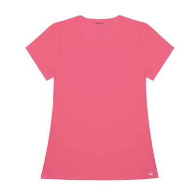 Blusa Feminina Cotton Leve Básica Rovitex Rosa M / Rosa