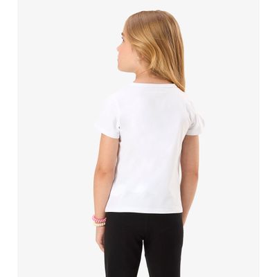 Blusa Básica Infantil Cotton Leve Rovi Kids Branco 14 / Branco