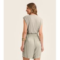 Blusa Feminina em Visco Creponada Rovitex Bege