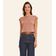 Blusa Básica Feminina Viscotorcion Rovitex Marrom M / Marrom