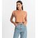 Blusa Básica Feminina Viscotorcion Rovitex Marrom G / Marrom
