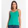 Blusa De Alça Feminina Ribana Canelada Rovitex Verde M / Verde